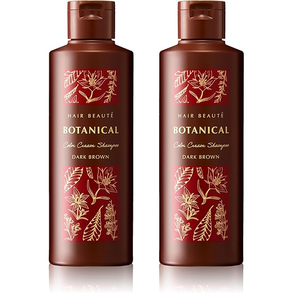 Amazon | 【セット】ボタニカルカラークリームシャンプー ブラック